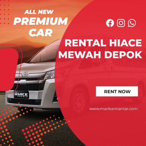 rental hiace mewah depok